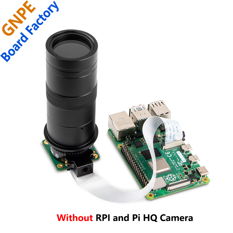 100X Industrial Microscope Len - Raspberry Pi Hq Camera Microscope Lens 评论和价格
