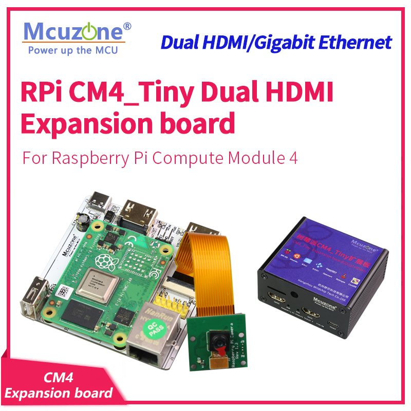 RPi CM4_Tiny Expansion board,  - Raspberry Pi Compute Module 4 Dual Camera Board 评论和价格